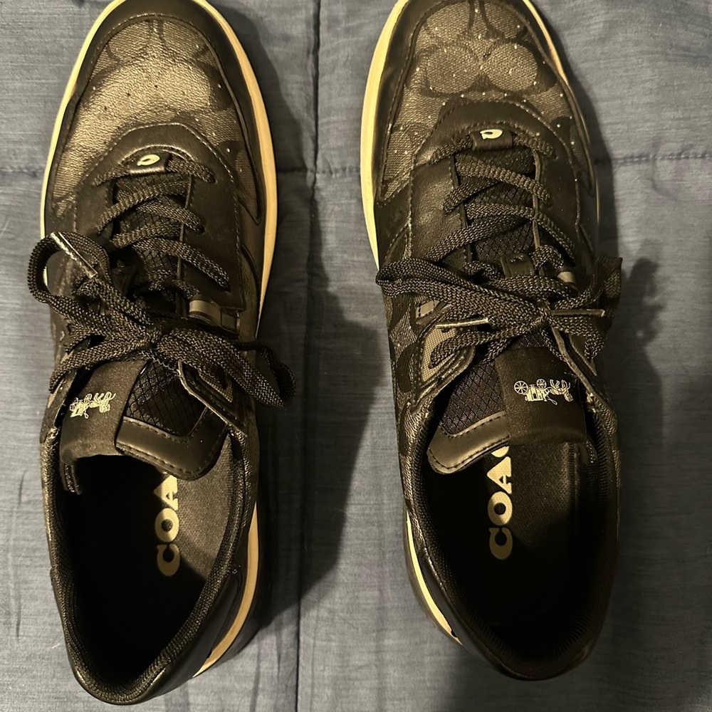 Coach Black and Gray Men's Sneakers